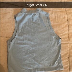 Target Women's Light Blue Muscle Tee